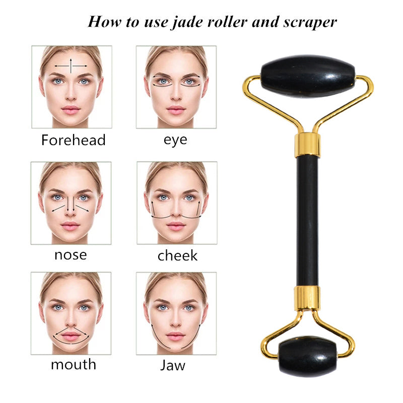 Face Beauty Care Massage Jade Device