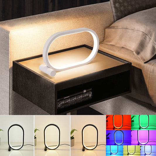 Oval Touch Control Modern Night Lamp