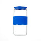 Pull Can Shape Glass Cup With Lid Straw