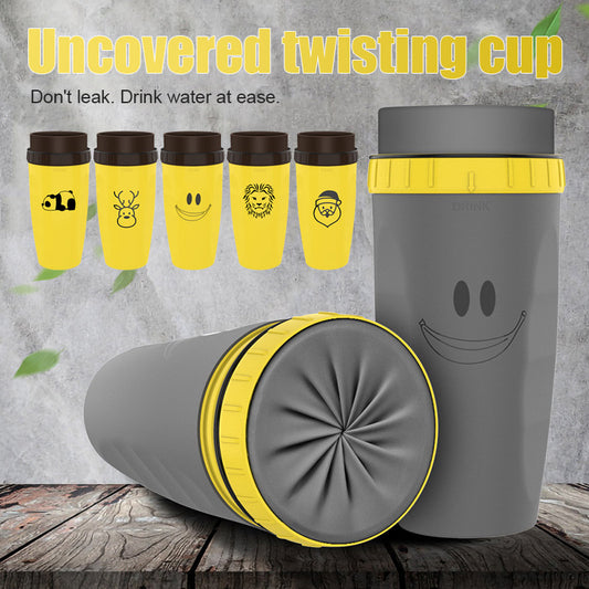 No Cover Twist Cup Travel Portable Cup