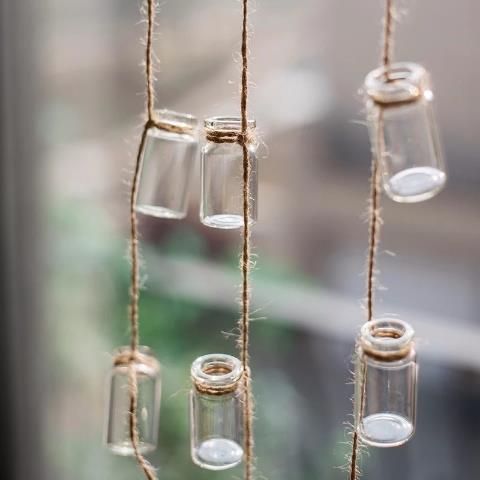Glass Bottle String Curtain