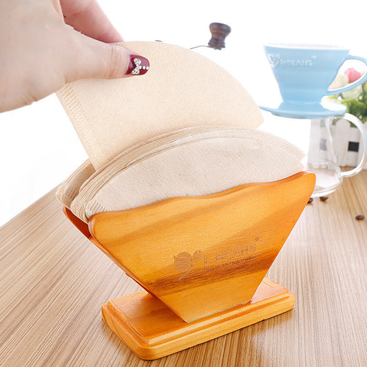 Coffee Wooden Filter Paper Holder