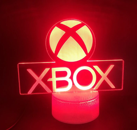 Colorful 3D XBOX Night Light