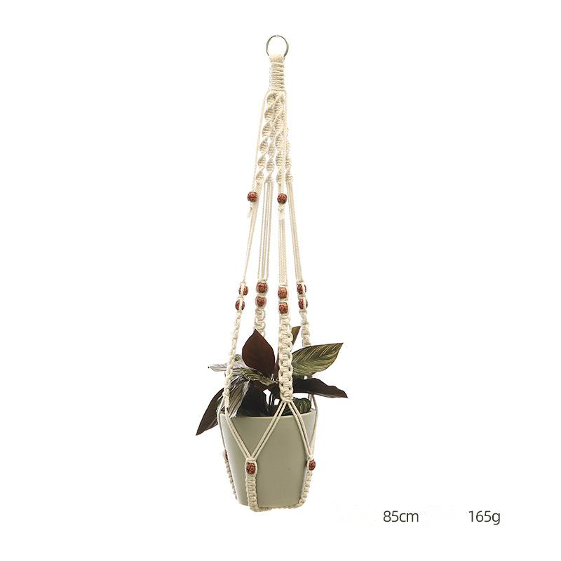 Hand-knitted Flowerpot Net Bag