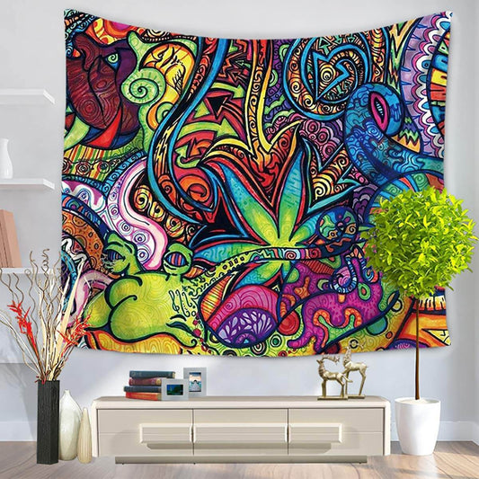Psychedelic Doodles Tapestry