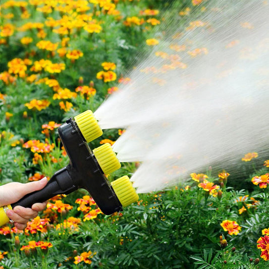 Garden & Lawn Watering with Adjustable Atomizer Nozzles