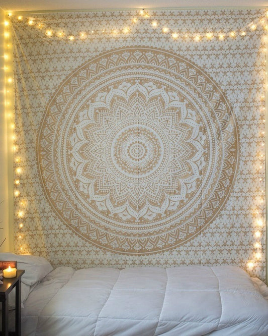 Tapestry Bedroom Mandala Flower