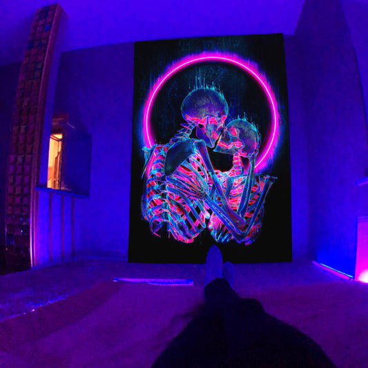 UV Fluorescent Tapestry