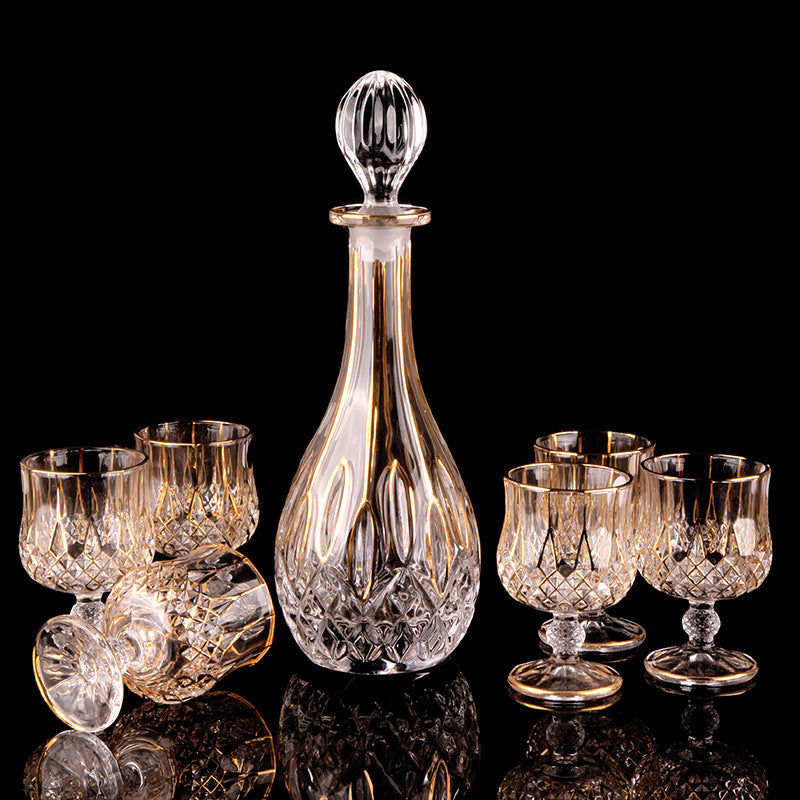 Crystal Glass Whiskey Set