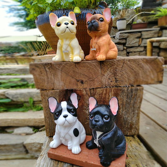 Small Ornaments Puppy Lucky Gifts Gifts Resin Crafts