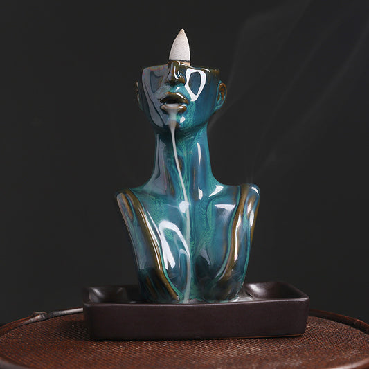 Creative Ceramic Statue Of Beauty Incense