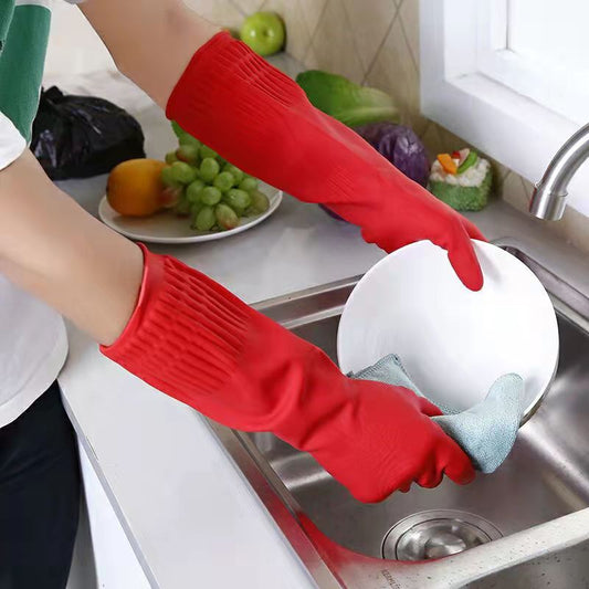 Kitchen Dishwashing Waterproof Gloves