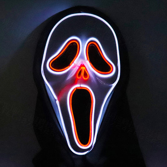 Scary Skull Glowing Screaming Mask